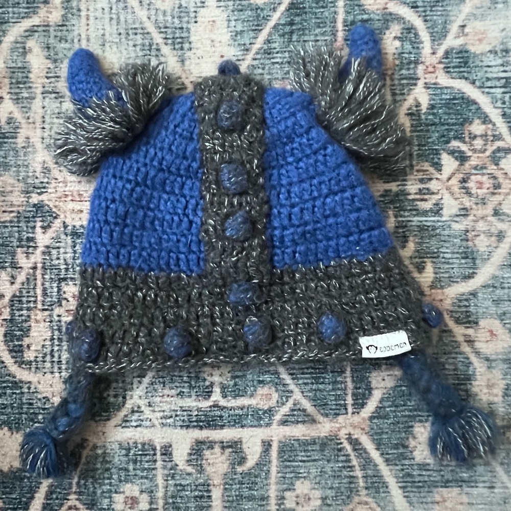 Appaman baby Viking fleece lined hat